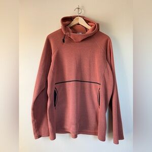 Melanzana Burnt Orange Microgrid Hoodie - Women’s XL